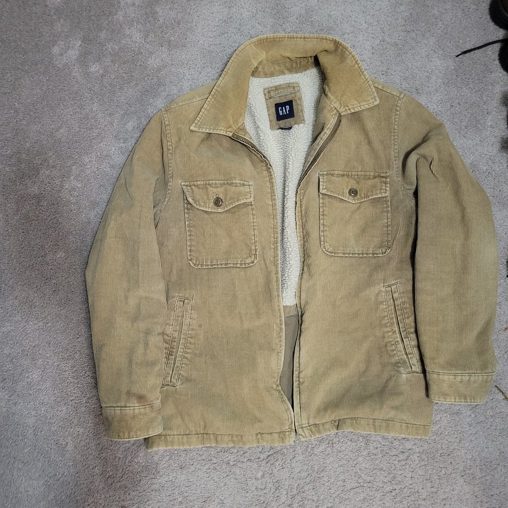 GAP corduroy jacket with sherpa